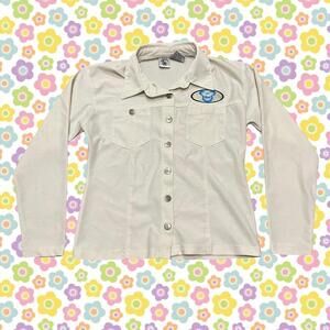 Y2k Mickey & Co. Women's button up collar Shirt